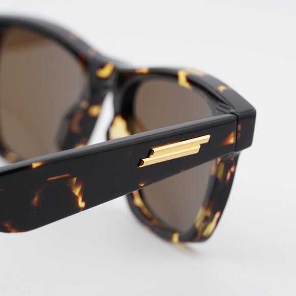 Bottega Veneta BV1120S 002 Sunglasses Havana Square Frame, Brown Lenses main image 11